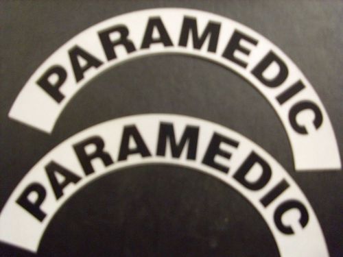 CRESCENTS  PAIR PARAMEDIC  FOR FIRE HELMET OR HARDHATS
