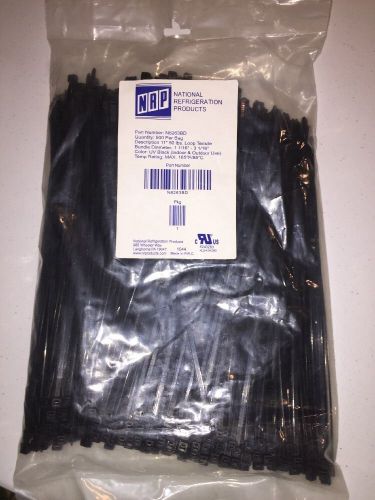 2000 black 11&#039;&#039; zip ties national refrigeration products heavy duty loop tensile for sale