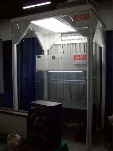 Softwall Modular Cleanroon ISO 7 with Casters, Curtain, Hepa Blower, LEDs