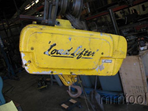 LOAD LIFTER 1000# CAPACITY CABLE HOIST W/TROLLY PENDANT CONTROL 2 SPEED