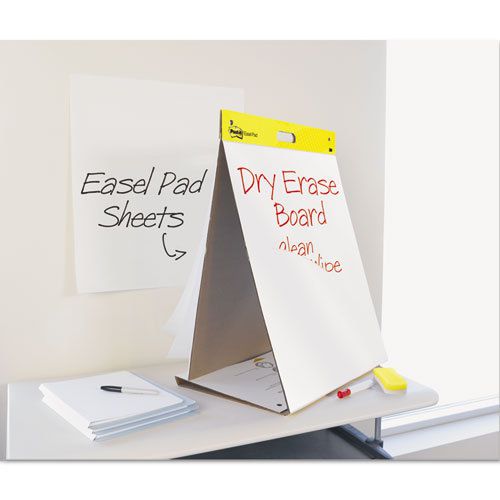 Dry Erase Tabletop Easel Unruled Pad, 20 x 23, White, 20 Sheets