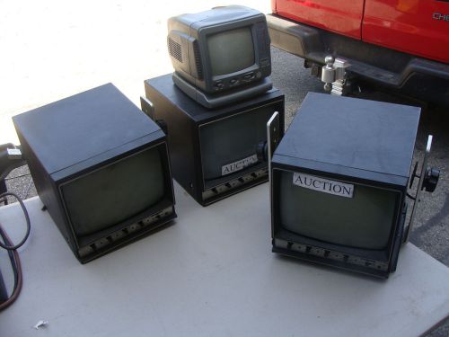 Lot of 4 Video Monitors: 3 pcs RCA Model TC1910A &amp; 1 pcs Remmington Model 01875