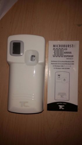 Tc rubbermaid microburst 3000 lcd aerosol dispenser odor control system 1793532 for sale