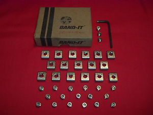 17 band-it ss scru-lokt 1/2&#034; buckles, clamps,c72499 c-724 for sale