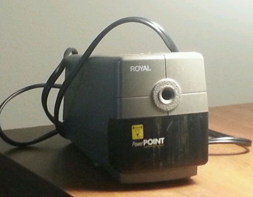 Vintage Royal Power Point Electric Pencil Sharpener Tested WORKS GREAT