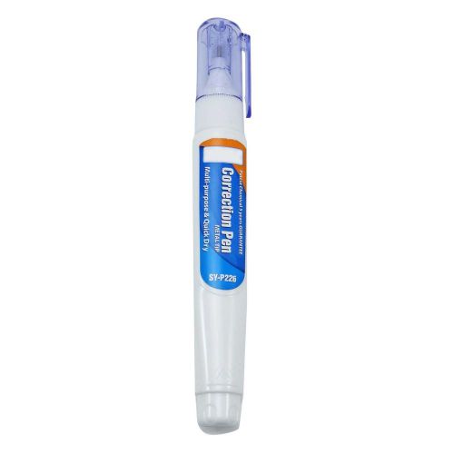 Multipurpose Metal Tip Correction Pen Whitener Fluid Pens Liquid 6 Pack