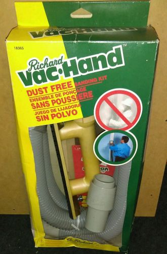 Dust-Free Drywall Hand Sander Kit w/6-foot Hose -Wet/Dry Vac Vacuum Cleaner