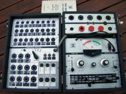 Seco 107B Vacuum Tube Tester with Tube Index Flip Chart