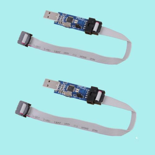 2PCS USBASP USBISP AVR Programmer USB 3.3V 5V ATMEGA8 for Arduino Raspberry Pi