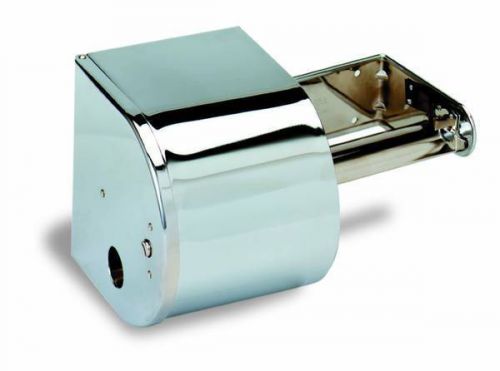 Case continental commercial chrome double toilet tissue paper dispenser 12 lot for sale