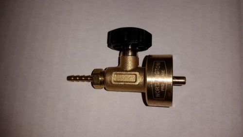 Disposable propane or MAPP tank Torch Adapter 1/8&#034; Barb fitting, SOLID BRASS