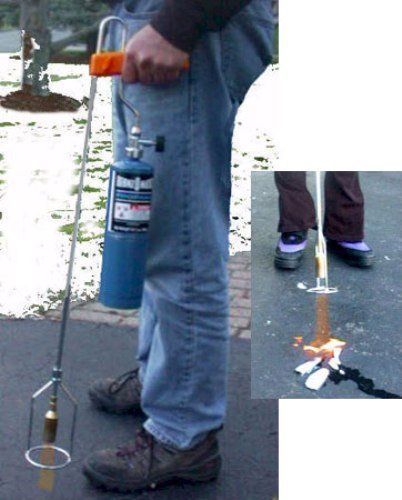 BareGrounds - Bare Blaster Weed &amp; Ice Torch - Use on walkways, driveways &amp; steps