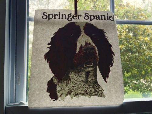 Vintage Springer Spaniel Dog Transfer Iron On 