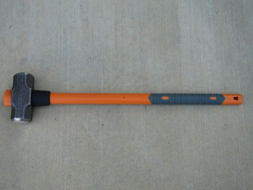 New 6 lb. sledge hammer with 32&#034; anti-slip fiberglass handle! alloy steel! look! for sale