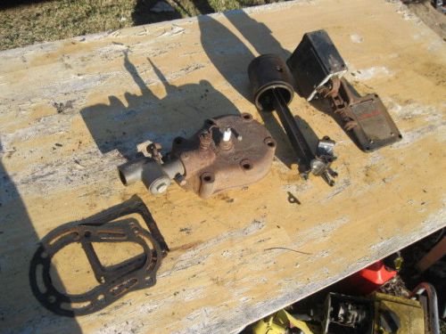 Cushman Cub hit miss engine throttled governed parts mag piston head etc.