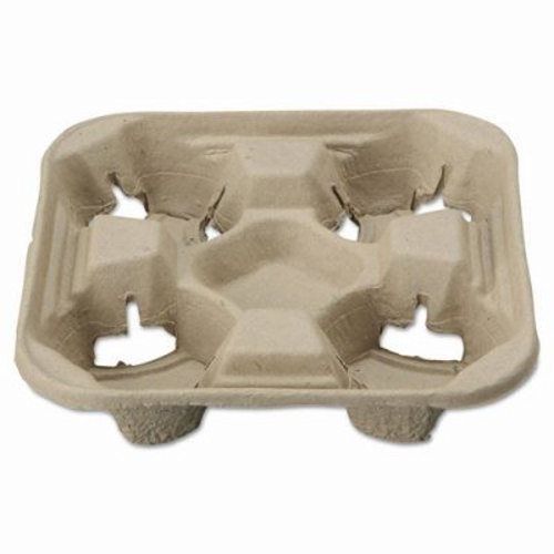 Chinet strongholder molded fiber cup trays, 8-22oz, 4 cups, 200 trays (huh20945) for sale