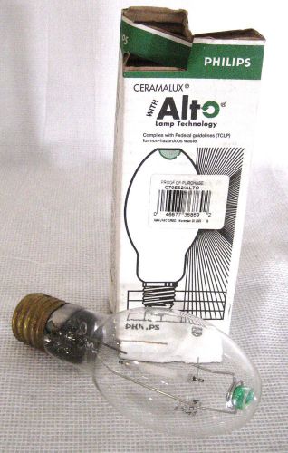 New philips ceramalux 70w clear medium base open rated bd17 hps bulb c70s62/alto for sale