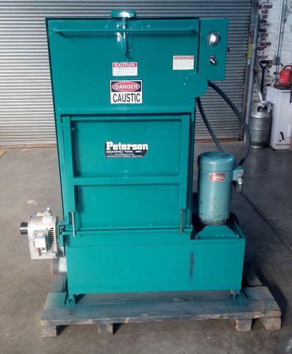 PETERSON ROTARY PARTS WASHER CABINET SC-2233G NATURAL GAS