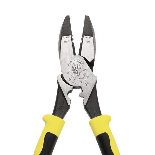Klein tools j213-9necrn journeyman side-cutters wire stripper crimper 2139necrn for sale