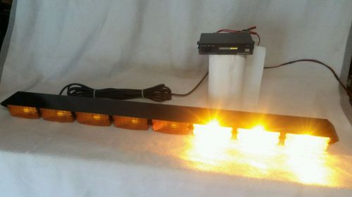 Federal signal signalmaster 8 lamp sml8 directional warning with smc1 controller for sale