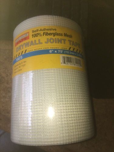 Drywall Joint Tape Self Adhesive 6&#034;x75&#039;