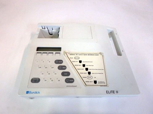 Burdick elite ii ekg ecg medical electrocardiograph for sale