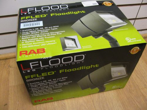 RAB FFLED39 39 Watt  LED Flood Light Fixture Floodlight 5000K BRONZE brand new