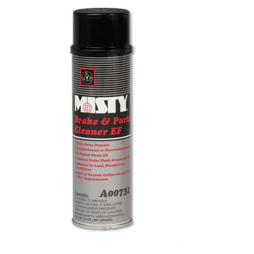 Misty brake parts cleaner ef, 14 oz. aerosol can, 12/carton - a00322 nib for sale