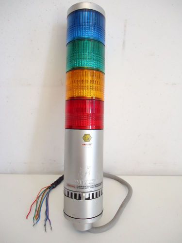 Patlite LME-02UFBW 24V AC/DC , 4 Light Signal Tower, (Grn-Red-Yellow-Blue)