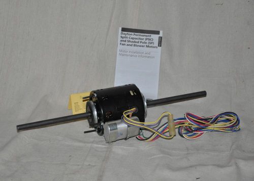 Dayton room air conditioner motor 1/6 hp 1550 rpm 115 voltage for sale