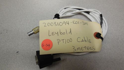 Leybold, Cable, PT100 20081O94-E01-3M