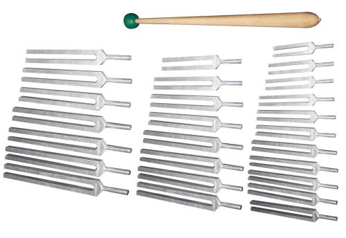 Ultimate kit - chakras - planetary - harmonic - 26 tuning forks for energy field for sale