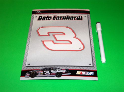 DALE EARNHARDT # 3 NASCAR MAGNETIC DRY ERASE BOARD GARAGE MAN CAVE OFFICE DESK