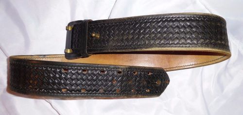 Don Hume B 101 36 Leather Police Holster Belt Size 32 to 33