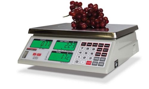 Rice Lake RS Series Price Computing Scales RS-160-P, 60 x 0.02 lb Pole Display