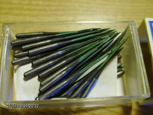 71 pc SCHMETZ sewing machine needles B-27 SES NM 100 BLUKOLD coated