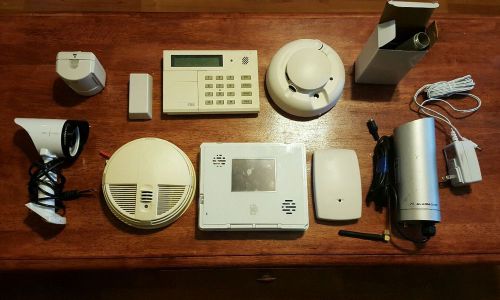 Miscellaneous alarm system parts alarm.com cams keypad wireless no reserve as is for sale