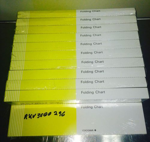 YOKOGAWA *11 BOXES Total*******FOLDING CHART PAPER B9627AY *NIB*