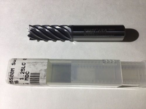 1/2&#034; 7 flute carbide endmill xm05007dg005s00m 1-1/4&#034; loc mdc coated swiftcarb for sale