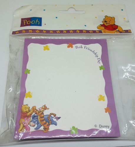 MEMO NOTE PAD POOH &amp; FRIENDS  FOR STUDENT  STATIONERY COLLECTIBLE  ALSO SOUVENIR