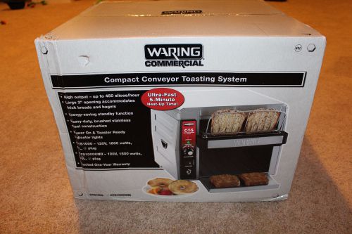 NEW Waring Commercial Heavy Duty CTS1000 Conveyer Toasting System Toaster
