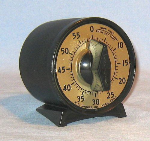Rare vintage 60 minute timer m.h.rhodes inc. for sale