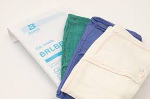 Non Sterile Surgery Towel Blue 17x27&#034; Prewashed Delinted 100% Cotton Absorbant