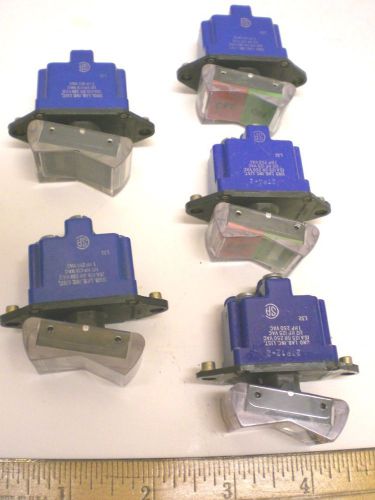 5 TP Sealed Rocker Button Switches MICRO SWITCH # 2TP4-2, DPST A P Mount, USA