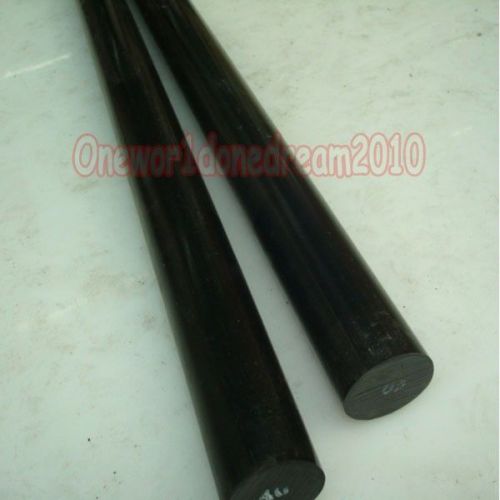 1x nylon polyamide pa extruded plastic round rod stick stock black 30mm x 250mm for sale
