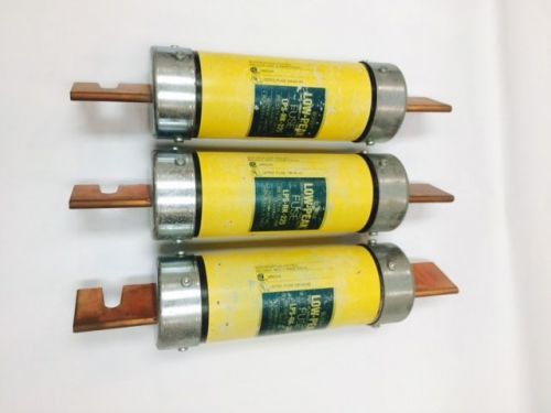 Buss low peak fuse lps-rk-250 class rk1 due element time delay 250 amp for sale