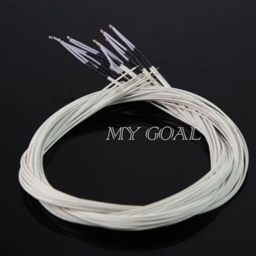 5X Reprap Temperature NTC 3950 Thermistor 100K with 1 Meter Wire for 3D Printer