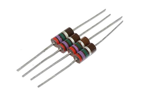 Allen-Bradley Carbon Comp Resistors 2.7M ?,  2w  x  4pcs. NOS, USA