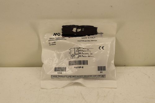 Micro Detectors FS1/0P-E Photoelectric Switch New In Bag