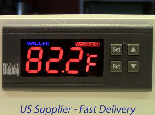 Digital Extended-Range Temperature Controller: WH7016+ &#034;Multidisplay&#034; 110v 30A